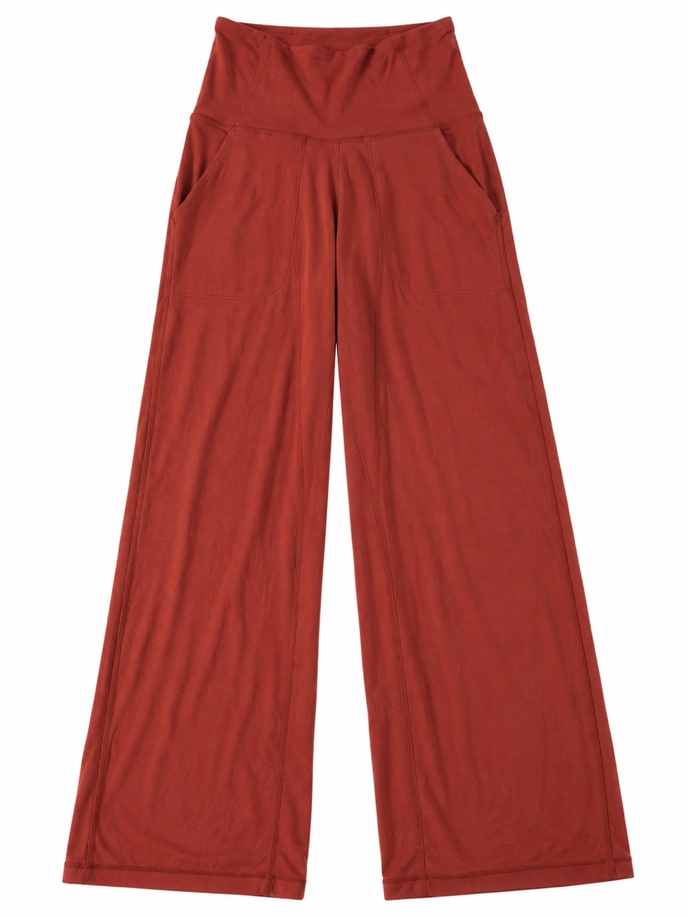 lululemon athletica Wide-Leg High-Rise Pants in Rust